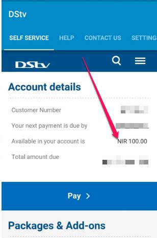 how to check dstv balance